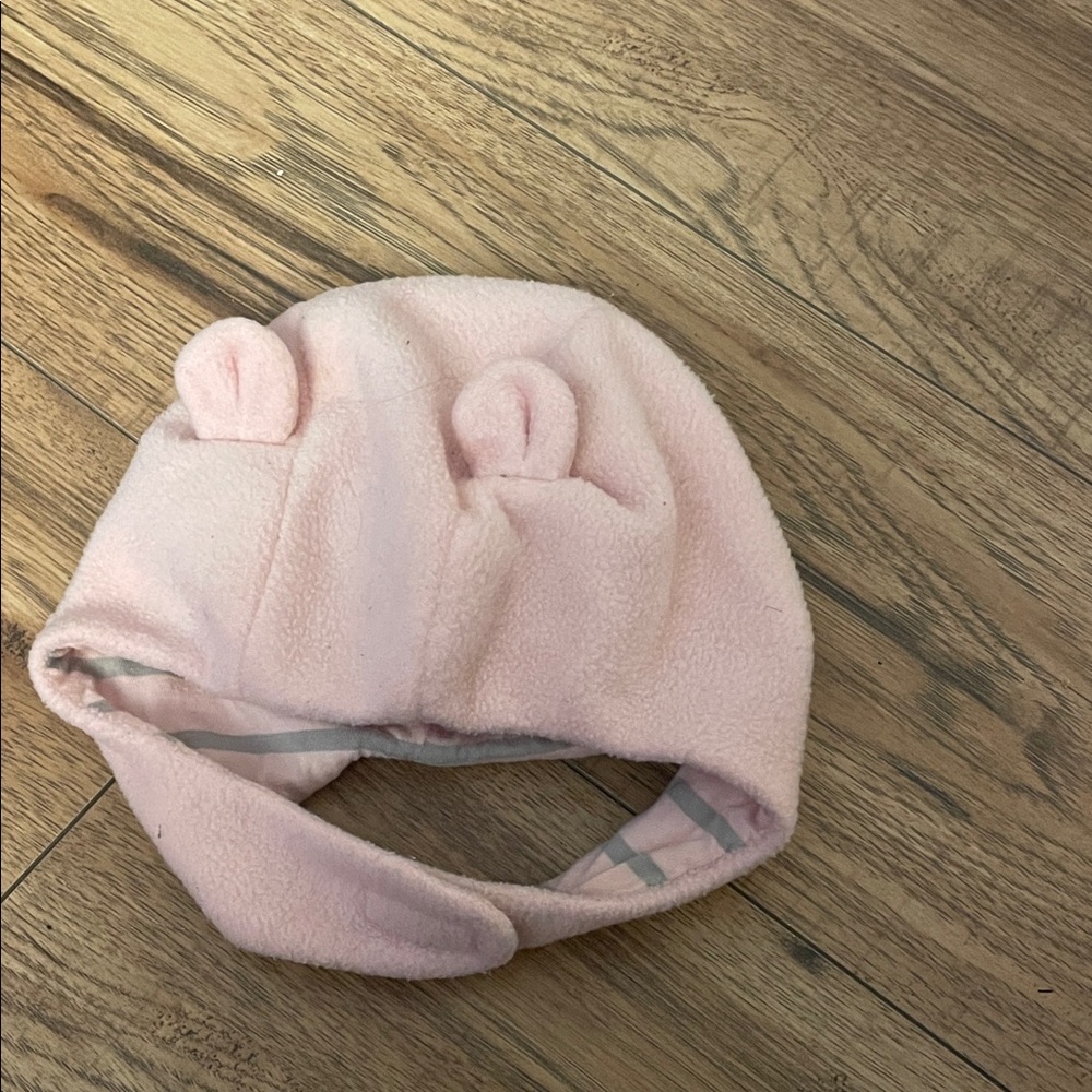 GAP Soft Pink Kids Hat with Ear Accents